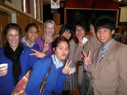 Japanese students visit Horowhenua College 2012