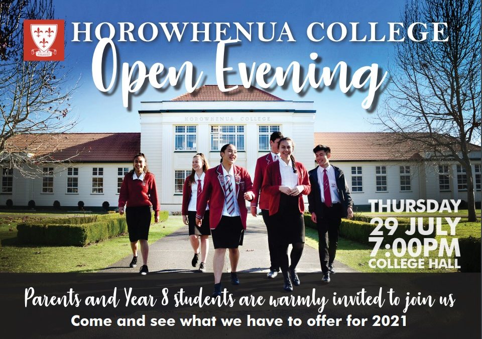 Open Evening 2021 – New Date